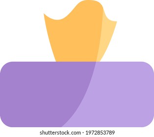 Medical napkins, icon illustration, vector on white background