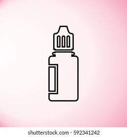 Medical Nasal Drops Antiseptic Drugs Plastic Bottle icon
