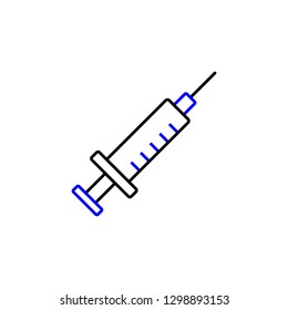 Medical needle icon. Element of Medical icon for mobile concept and web apps. Detailed Medical needle icon can be used for web and mobile