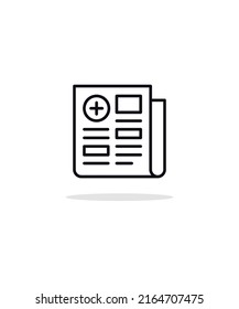 Medical News, Icon Vector Illustration, Eps 10