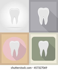 medical objects and equipment flat icons illustration isolated on background