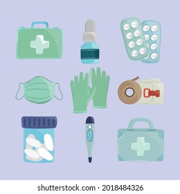 equipo de equipo de medicina