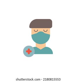 Medical Officer icon suitable for application, web, or other