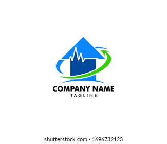 Medical Online Logo Design Template Element