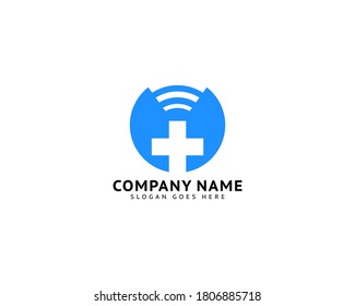 Medical Online Logo Design Template Element
