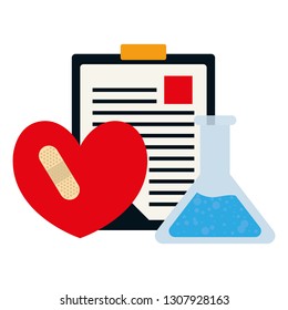 medical order checklist with tube test