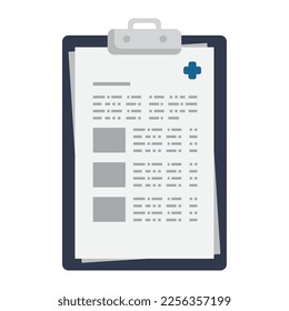 medical order in clipboard icon