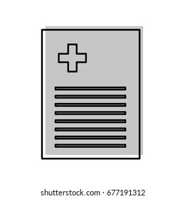 medical order document icon