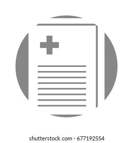 medical order document icon