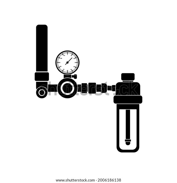 Medical Oxygen Meter Vector Illustrations Image Stock Vector (Royalty ...