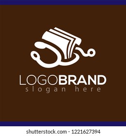 Medical page report logo vector element. paper document medical logo