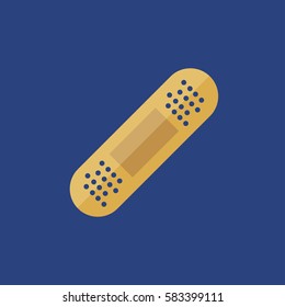 medical patch blue