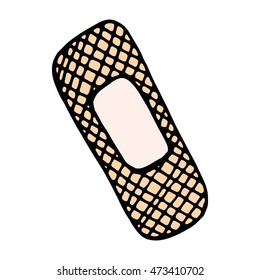 Medical Patch icon isolated on white background
