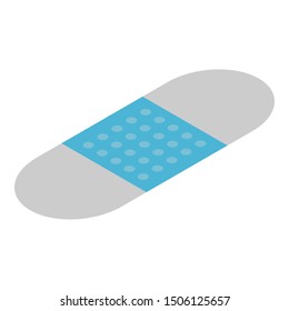 Medical patch icon. Isometric of medical patch vector icon for web design isolated on white background