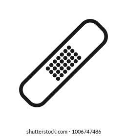 medical patch vector icon