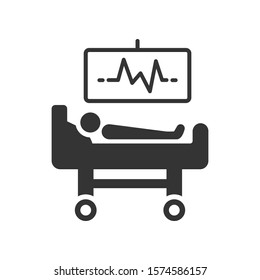 Medical Patient Treatment Vector Icon