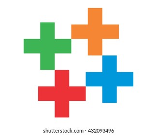 medical pattern image vector icon logo