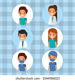 medical people cartoon