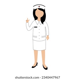 Medical people flat illustration vector element