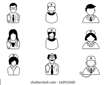 Medical People Icons