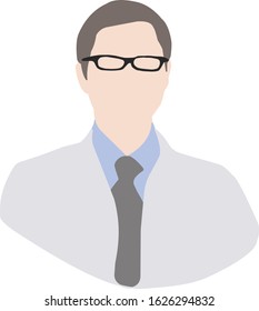 Medical people profession modern vector illustration. Doctor and hospital vector cartoon character

