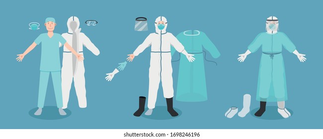Medical Personal Protective Equipment (PPE) Full Set