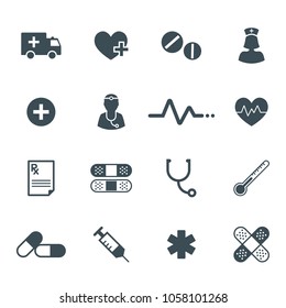 Medical Icons Stock Vector (Royalty Free) 659645533