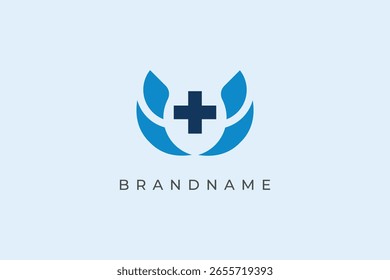 Modelo de vetor de design de logotipo médico e farmacêutico. 