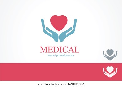 Medical pharmacy cross logo design template Medic cross icon with cardiogram Vector identity Editable