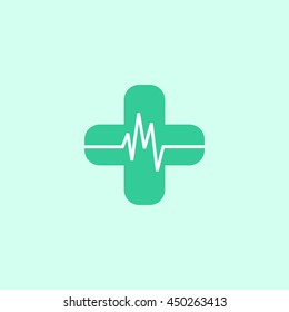 Medical pharmacy flat icon