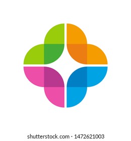 Medical Pharmacy Geometric Cross Business Company Vector Logo Design