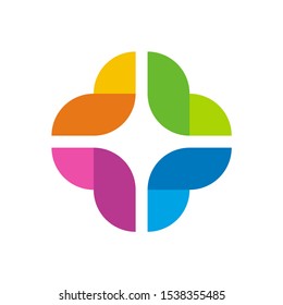 Medical Pharmacy Geometric Cross Business Company Vector Logo Design