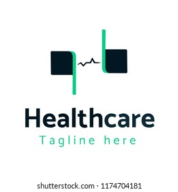 Medical Pharmacy and Health care Logo design template in Victor format