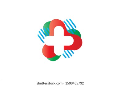 medical pharmacy icon design, modern pharmaceutical logos, health and care.