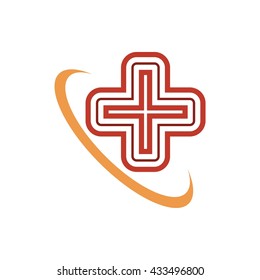Medical pharmacy logo design difference design template.- stock vector illustrator 