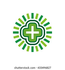 Medical pharmacy logo design difference design template.- stock vector illustrator 