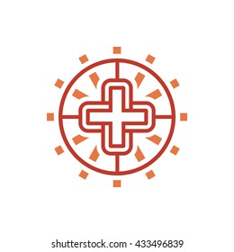 Medical pharmacy logo design difference design template.- stock vector illustrator 