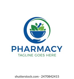 Medical pharmacy logo design and  health care
Template - vector illustrator 
