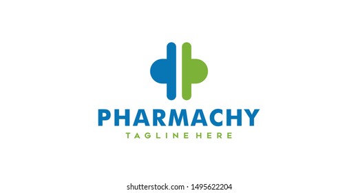 Medical Pharmacy Logo Design Template Stock Vector (Royalty Free ...