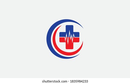 Medical pharmacy logo design template.- vector illustrator