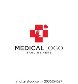 Medical pharmacy logo design vector