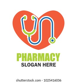 medical, pharmacy logo, emblem and insignia with text space for your slogan / tag line, vector illustration
