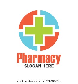 Medical Pharmacy Logo Emblem Insignia Text Stock Vector (Royalty Free ...