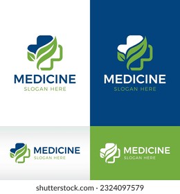 medical pharmacy logo, health care logo design vector. health logo collection
