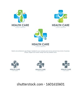 Medical pharmacy Logo vector Design, Modern, stylish  and suitable for Healthcare logo or icon