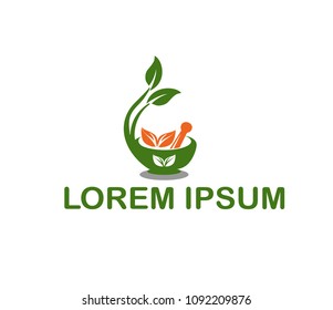 LOGOTIPO DEL VECTOR DE LA FARMACIA MÉDICA