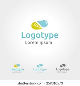 Medical pill logo 