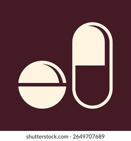 Pílula médica vetor moderno design de arte praticável incrível colorido útil illustration.eps