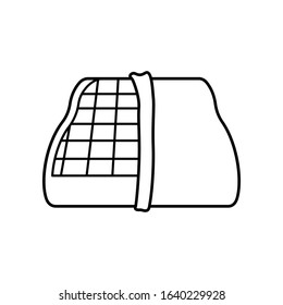 Medical pillow icon. Simple line outline vector orthopedics icons for ui and ux website or mobile application