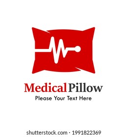 Medical pillow logo template illustration